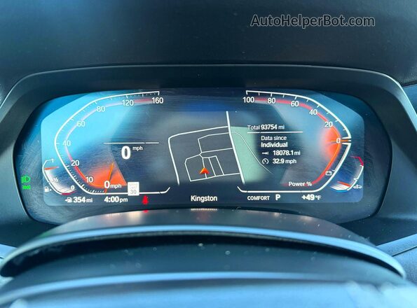 5UXCW2C06M9E81989 2021 BMW X7 Black Widok wnętrza 360 stopni