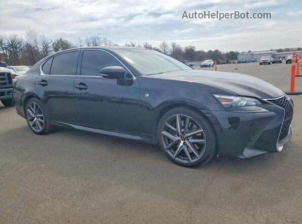 JTHBZ1BL4JA015896 2018 LEXUS GS Black Դիմացի տեսք