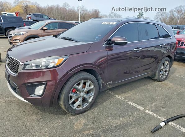 5XYPKDA54GG017303 2016 KIA SORENTO Purple 