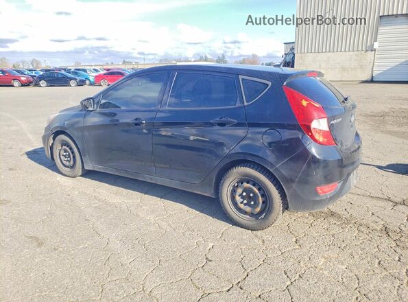KMHCT5AE2HU312719 2017 HYUNDAI ACCENT Черный Задняя левая четверть