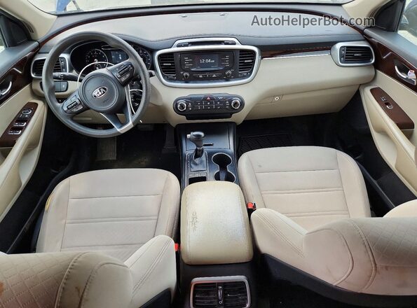 5XYPGDA53JG413697 2018 KIA SORENTO Blue Widok zestawu wskaźników