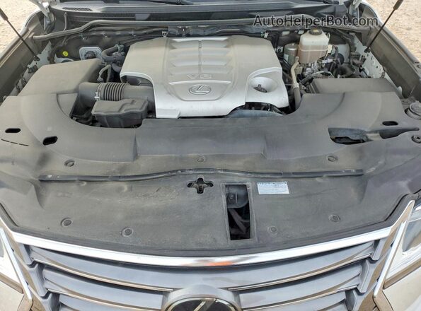 JTJHY7AX2K4285258 2019 LEXUS LX White VIN კოდის სტიკერის ხედი