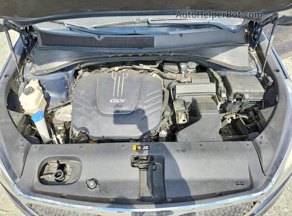 5XYPGDA53JG413697 2018 KIA SORENTO Blue Widok naklejki z numerem VIN