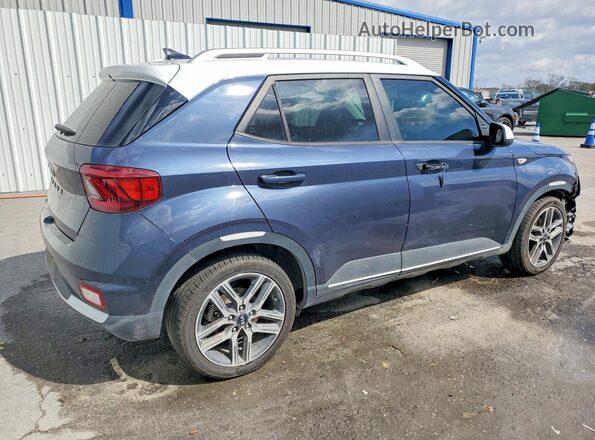 KMHRC8A39NU149041 2022 HYUNDAI VENUE Синий Задняя правая четверть