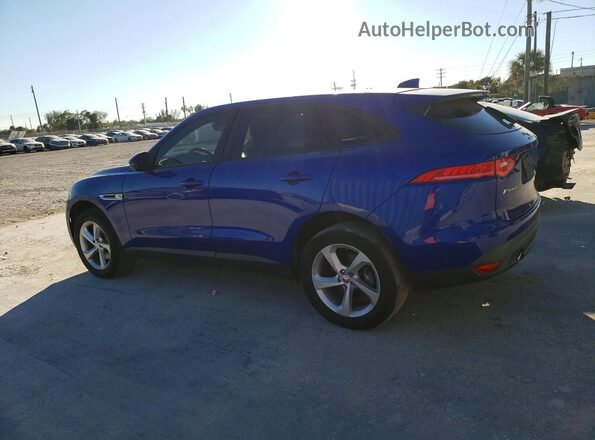 SADCJ2GX4JA236160 2018 JAGUAR F-PACE Blue უკანა მარჯვენა