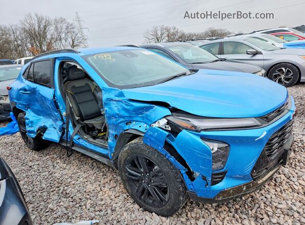 KL77LKEP4SC104996 2025 CHEVROLET TRAX Blue წინა მარჯვენა