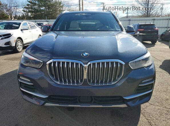 5UXJU2C59KLN65553 2019 BMW X5 Gray Вид ззаду