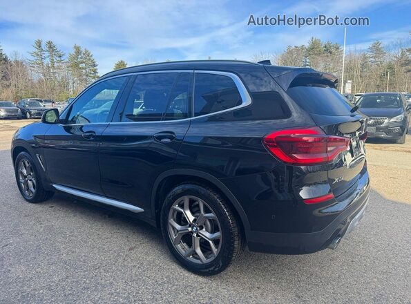 5UXTY5C09M9H28918 2021 BMW X3 Black წინა მარჯვენა
