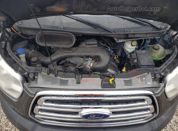 1FMZK1YM4GKB17587 2016 FORD TRANSIT Gray Вид підкапотного простору