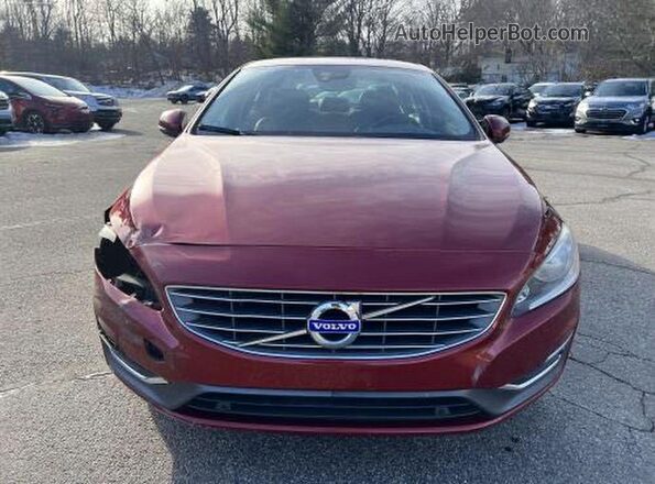 LYV402TK5HB130316 2017 VOLVO S60 Бордовый 