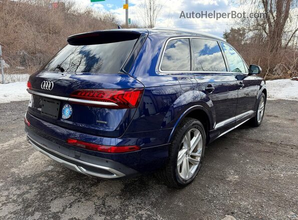 WA1AXAF70MD010157 2021 AUDI Q7 Blue წინა ხედი