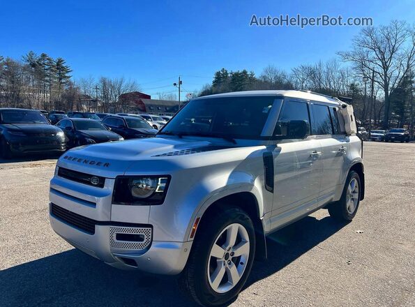 SALEW7RU6N2097910 2022 LAND ROVER DEFENDER Серебряный Задняя правая четверть