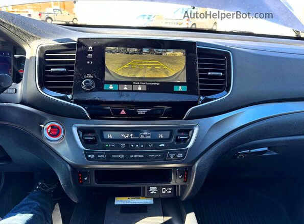 5FNYF6H20MB038975 2021 HONDA PILOT Black Dashboard view