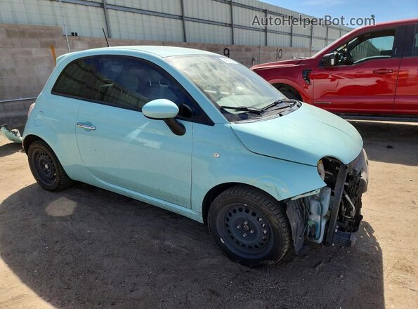 3C3CFFAR1GT161440 2016 FIAT 500 Teal Առջևի աջ
