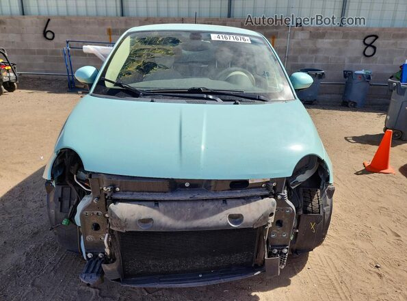 3C3CFFAR1GT161440 2016 FIAT 500 Teal Դիմացի տեսք
