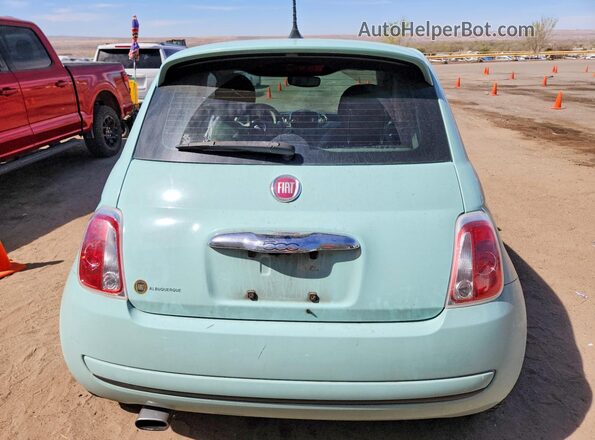 3C3CFFAR1GT161440 2016 FIAT 500 Teal Հետևի տեսք