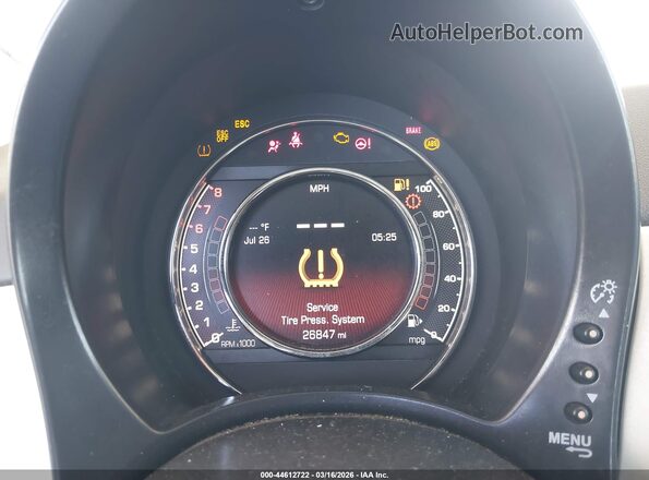 3C3CFFCH3JT523845 2018 FIAT 500 White Հետևի նստատեղերի տեսք