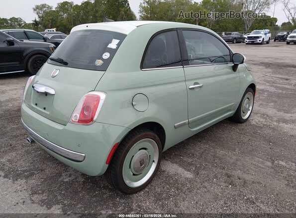 3C3CFFCR2GT165350 2016 FIAT 500 Green Հետևի աջ