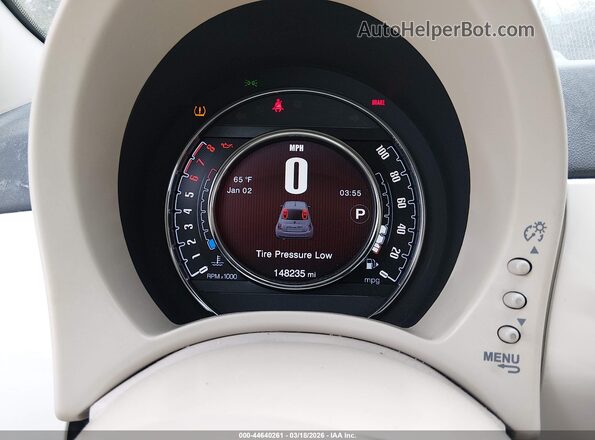 3C3CFFCR2GT165350 2016 FIAT 500 Green Հետևի նստատեղերի տեսք