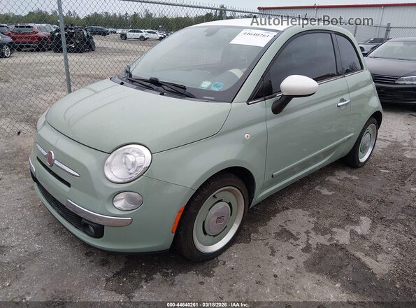 3C3CFFCR2GT165350 2016 FIAT 500 Green Առջևի ձախ երեք քառորդ տեսարան