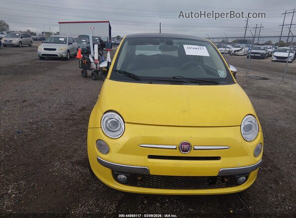 3C3CFFCR4HT594278 2017 FIAT 500 Желтый Вид спереди