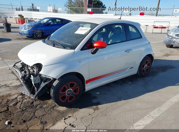 3C3CFFGE5GT221949 2016 FIAT 500E White Przód lewy