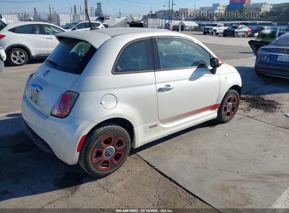 3C3CFFGE5GT221949 2016 FIAT 500E White Tył prawy