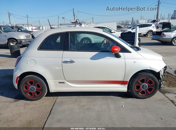 3C3CFFGE5GT221949 2016 FIAT 500E White Widok wnętrza 360 stopni