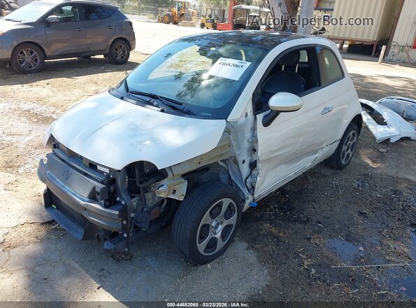 3C3CFFGE7GT184208 2016 FIAT 500E White Przód lewy