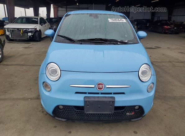 3C3CFFGE9GT201607 2016 FIAT 500 Blue Դիմացի տեսք