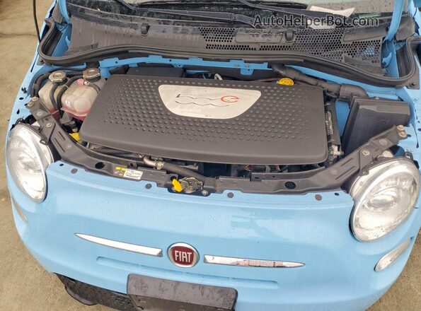 3C3CFFGE9GT201607 2016 FIAT 500 Blue Սալոնի հետևի տեսք