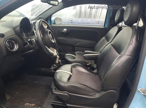 3C3CFFGE9GT201607 2016 FIAT 500 Blue Սալոնի դիմացի տեսք