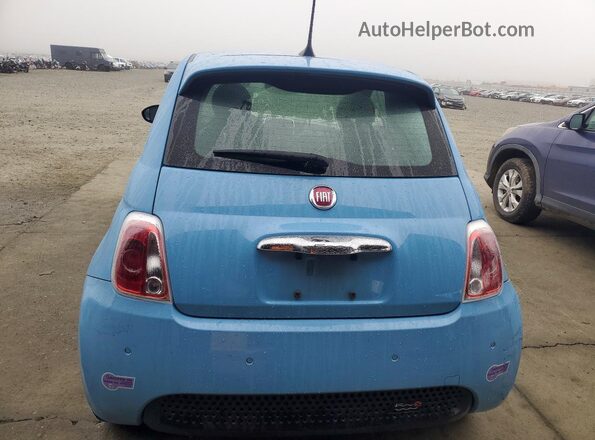 3C3CFFGE9GT201607 2016 FIAT 500 Blue Հետևի տեսք