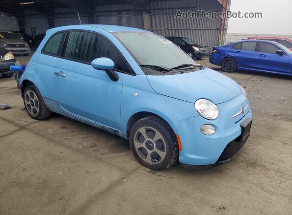 3C3CFFGE9GT201607 2016 FIAT 500 Blue Առջևի աջ