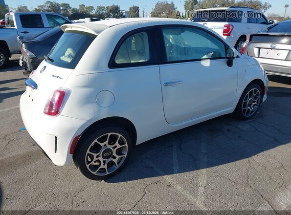 3C3CFFKH1JT420960 2018 FIAT 500 White 