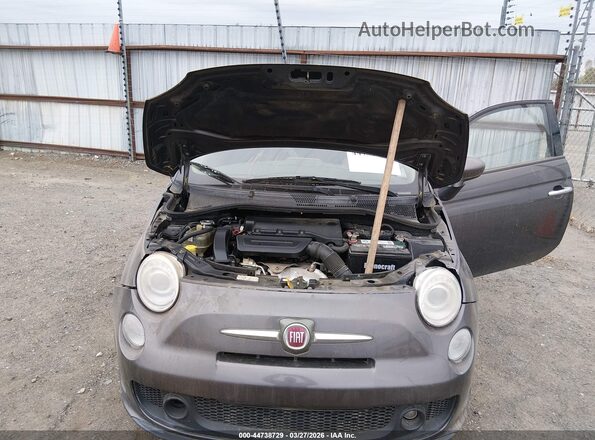 3C3CFFKH3JT465172 2018 FIAT 500 Gray Հետևի տեսք