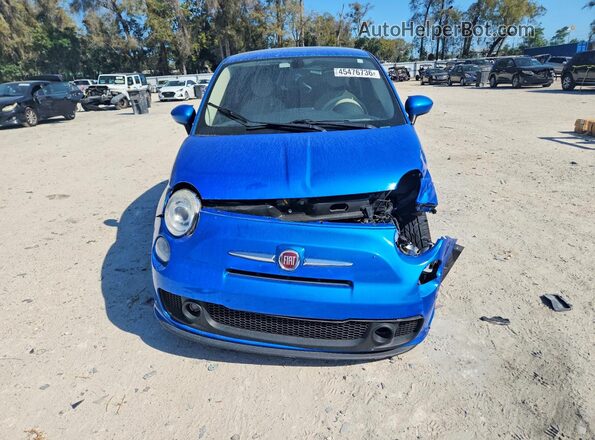 3C3CFFKH6JT377779 2018 FIAT 500 Blue Դիմացի տեսք