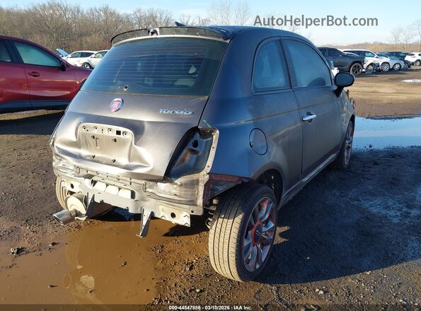 3C3CFFKH9JT416851 2018 FIAT 500 Gray Դիմացի տեսք
