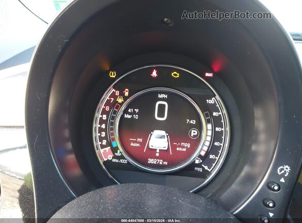 3C3CFFKH9JT416851 2018 FIAT 500 Gray Հետևի նստատեղերի տեսք