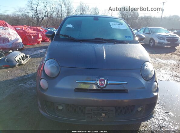 3C3CFFKH9JT416851 2018 FIAT 500 Gray Սարքավորումների վահանակի տեսք