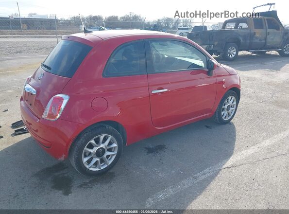 3C3CFFKR0GT125902 2016 FIAT 500 Red Հետևի աջ