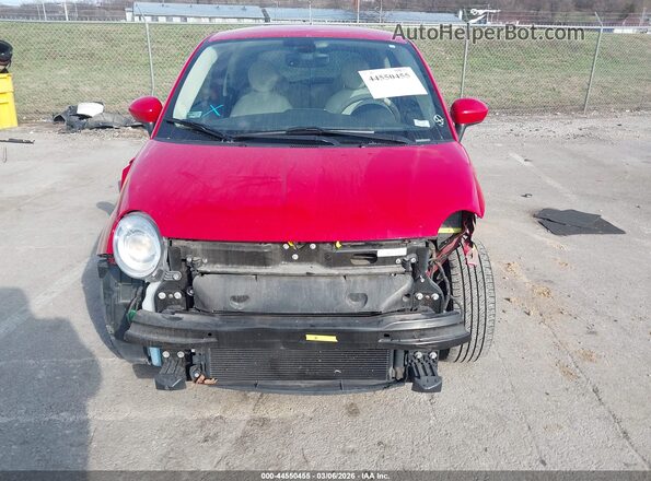 3C3CFFKR0GT125902 2016 FIAT 500 Red Դիմացի տեսք
