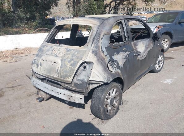 3C3CFFKRXHT697898 2017 FIAT 500 Серый Задняя правая четверть