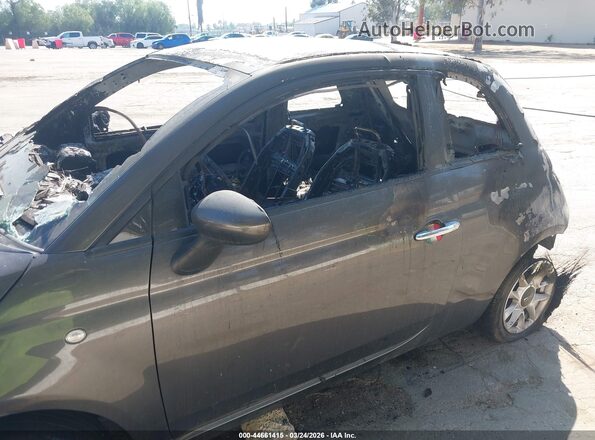 3C3CFFKRXHT697898 2017 FIAT 500 Серый Вид спереди
