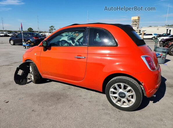 3C3CFFLR4HT698074 2017 FIAT 500 Orange Задня ліва чверть