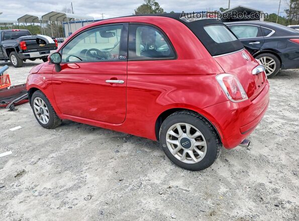 3C3CFFLR7HT594226 2017 FIAT 500 Red Rear left