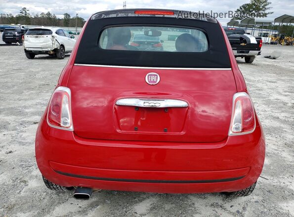 3C3CFFLR7HT594226 2017 FIAT 500 Red Rear view