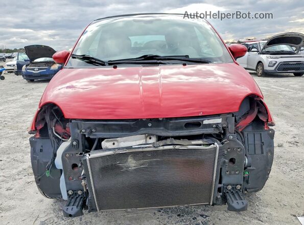 3C3CFFLR7HT594226 2017 FIAT 500 Red Front view