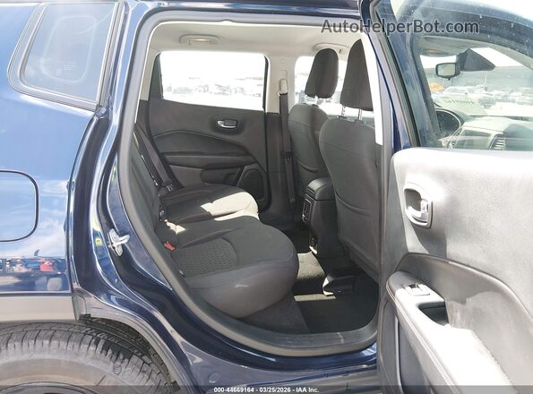 3C4NJCAB1KT692618 2019 JEEP COMPASS Dark Blue Vista de la etiqueta del VIN