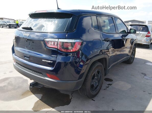 3C4NJCAB1KT692618 2019 JEEP COMPASS Dark Blue Trasero derecho